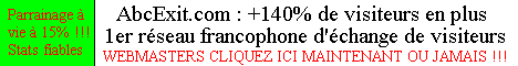 AbcExit : + 140% de visiteurs !